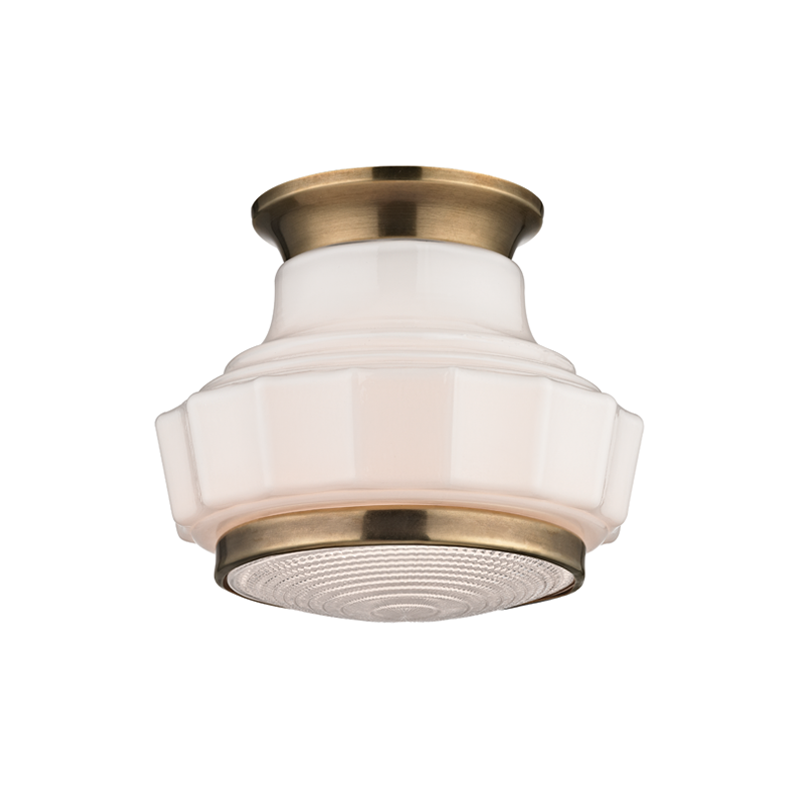 Hudson Valley Lighting Odessa Semi Flush Ceiling Semi Flush Mounts Hudson Valley Lighting Aged Brass  