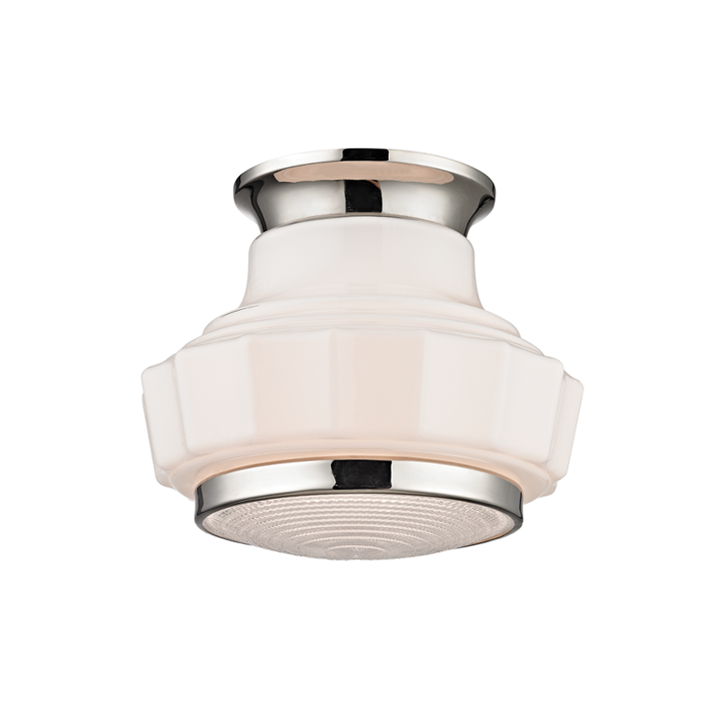 Hudson Valley Lighting Odessa Semi Flush Ceiling Semi Flush Mounts Hudson Valley Lighting Polished Nickel  