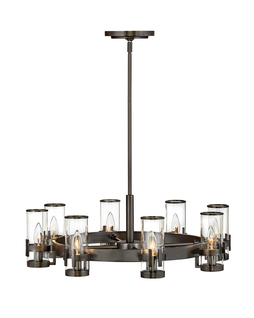 Hinkley Reeve Chandelier Chandeliers Hinkley Black Oxide 27.0x27.0x9.0 