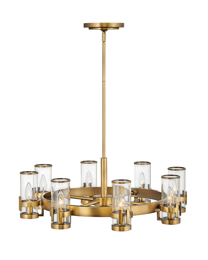 Hinkley Reeve Chandelier Chandeliers Hinkley Heritage Brass 27.0x27.0x9.0 