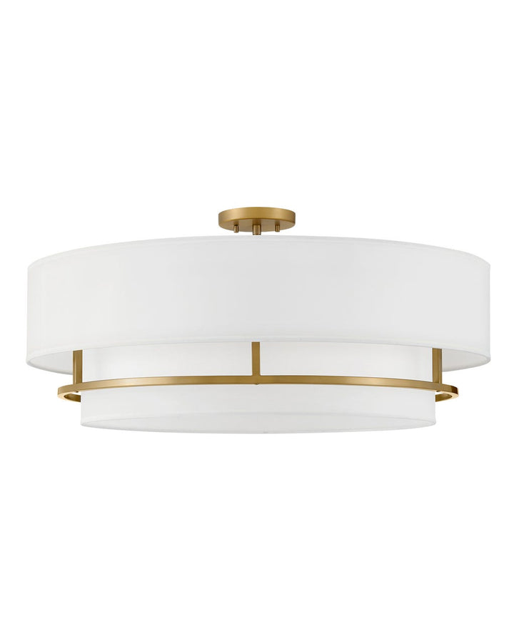 Hinkley Graham Semi-Flush Mount Ceiling Semi Flush Mounts Hinkley Lacquered Brass 30.0x30.0x14.0 