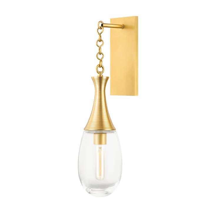 Hudson Valley Lighting Southold Wall Sconce Wall Sconces Hudson Valley Lighting Aged Brass  