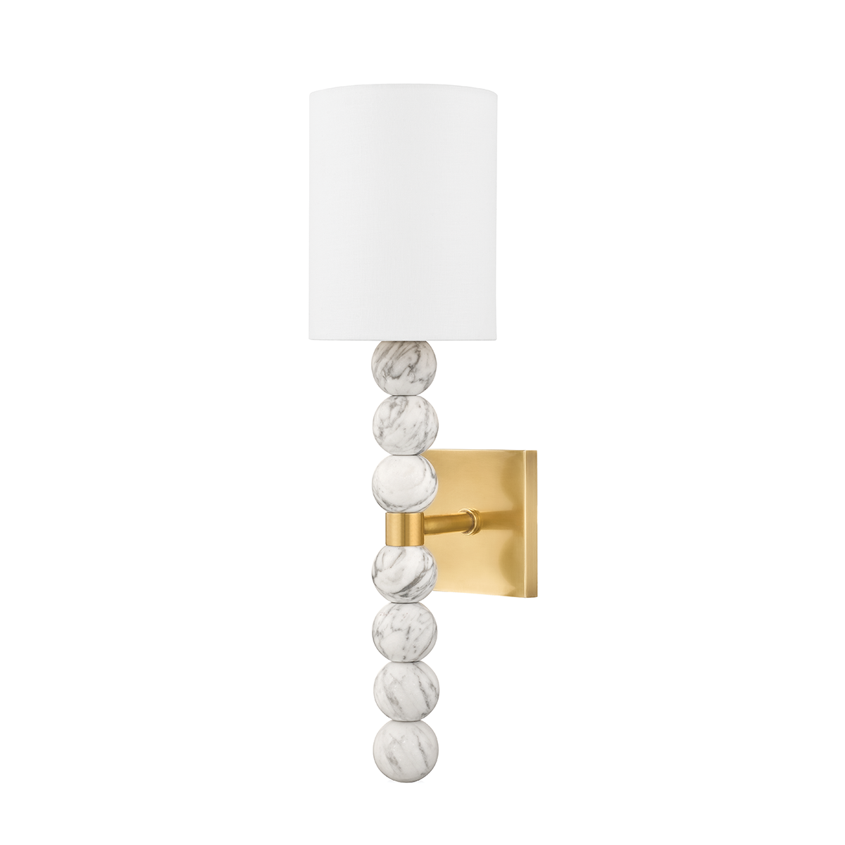 Corbett Lighting Kodiak Wall Sconce Wall Sconce Corbett VINTAGE BRASS 5.5x21 