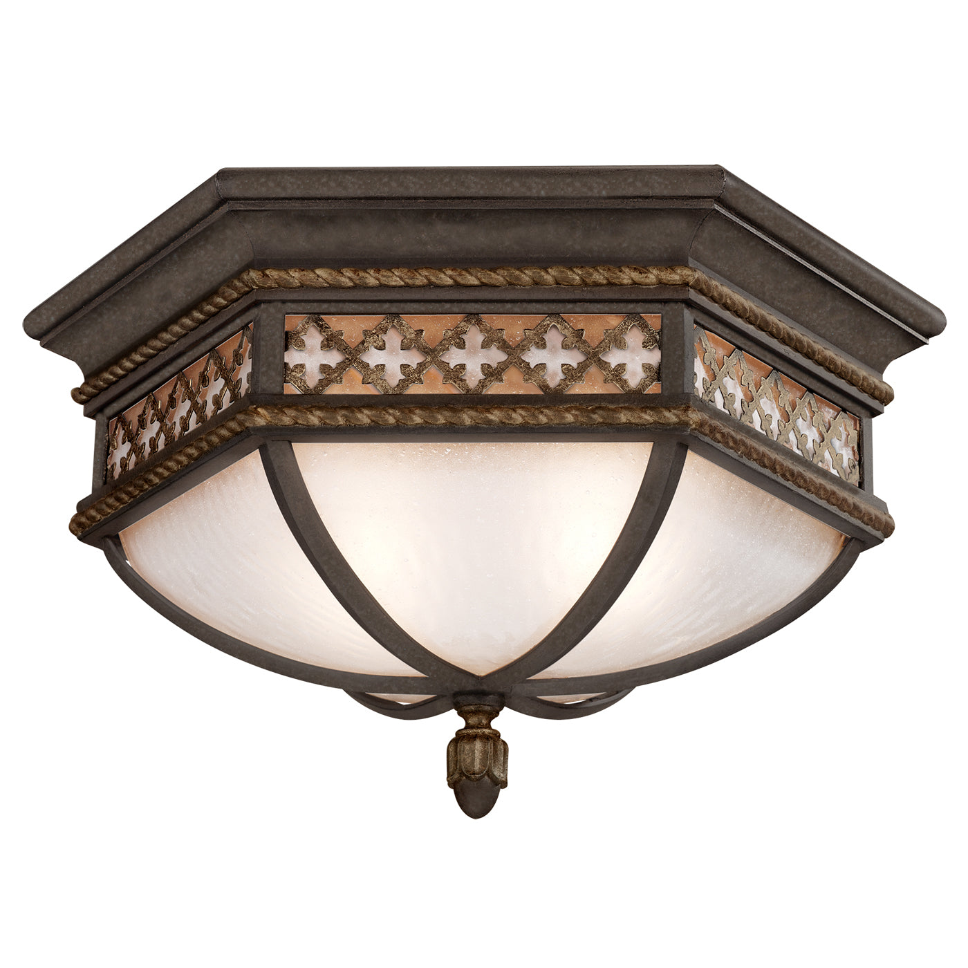 Fine Art Handcrafted Lighting Chateau Outdoor Outdoor Flush Mount Hanging Fixtures Fine Art Handcrafted Lighting Bronze  