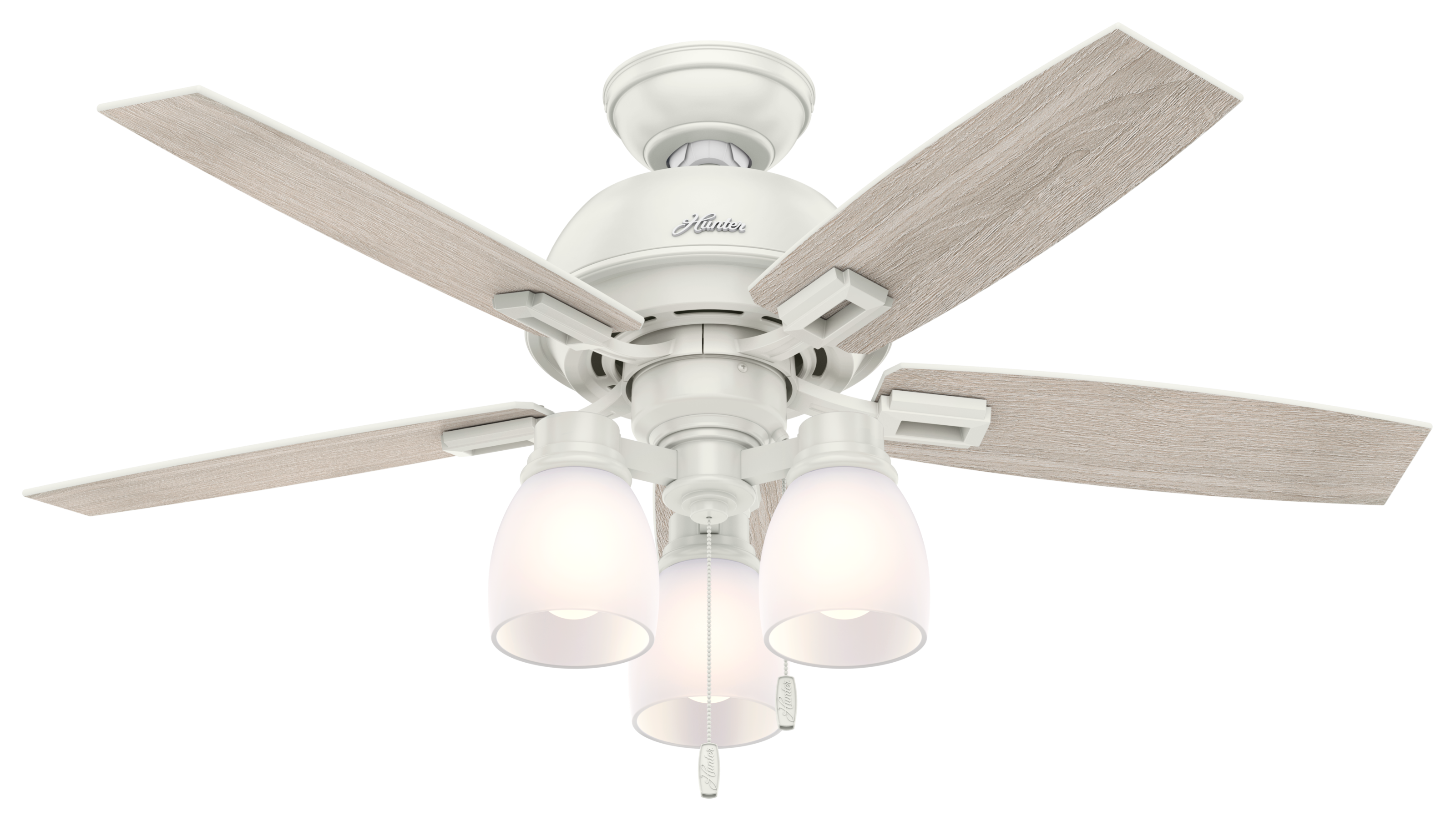 Hunter 44 inch Donegan Ceiling Fan with LED Light Kit and Pull Chain Ceiling Fan Hunter   