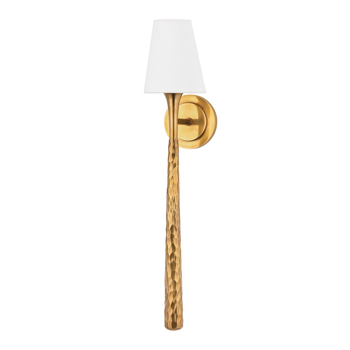 Corbett Lighting Greta Wall Sconce Wall Sconce Corbett VINTAGE BRASS 5.5x26 