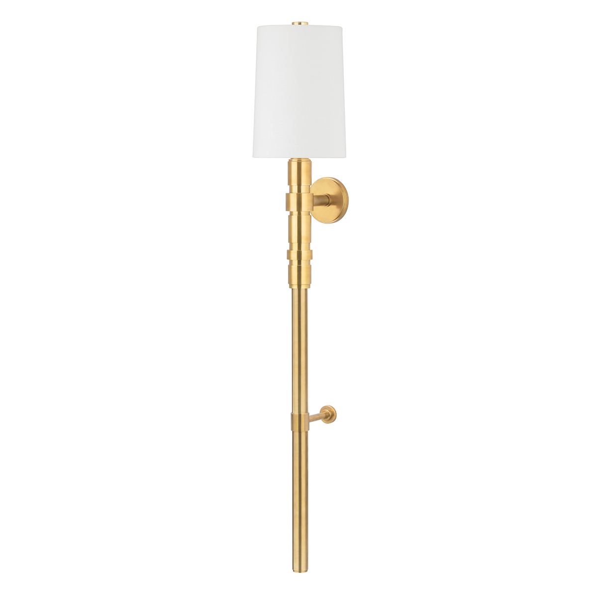 Corbett Lighting Cormoran Wall Sconce Wall Sconce Corbett VINTAGE BRASS 10x59.75 