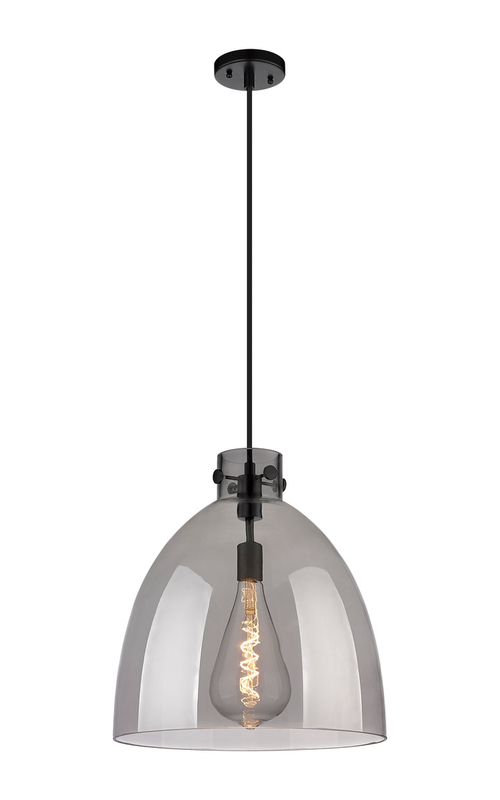 Innovations Lighting Newton Bell 16" Pendant - Matte Black Pendants Innovations Lighting   