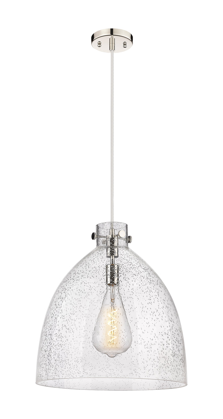 Innovations Lighting Newton Bell 18" Pendant - Polished Nickel Pendants Innovations Lighting   