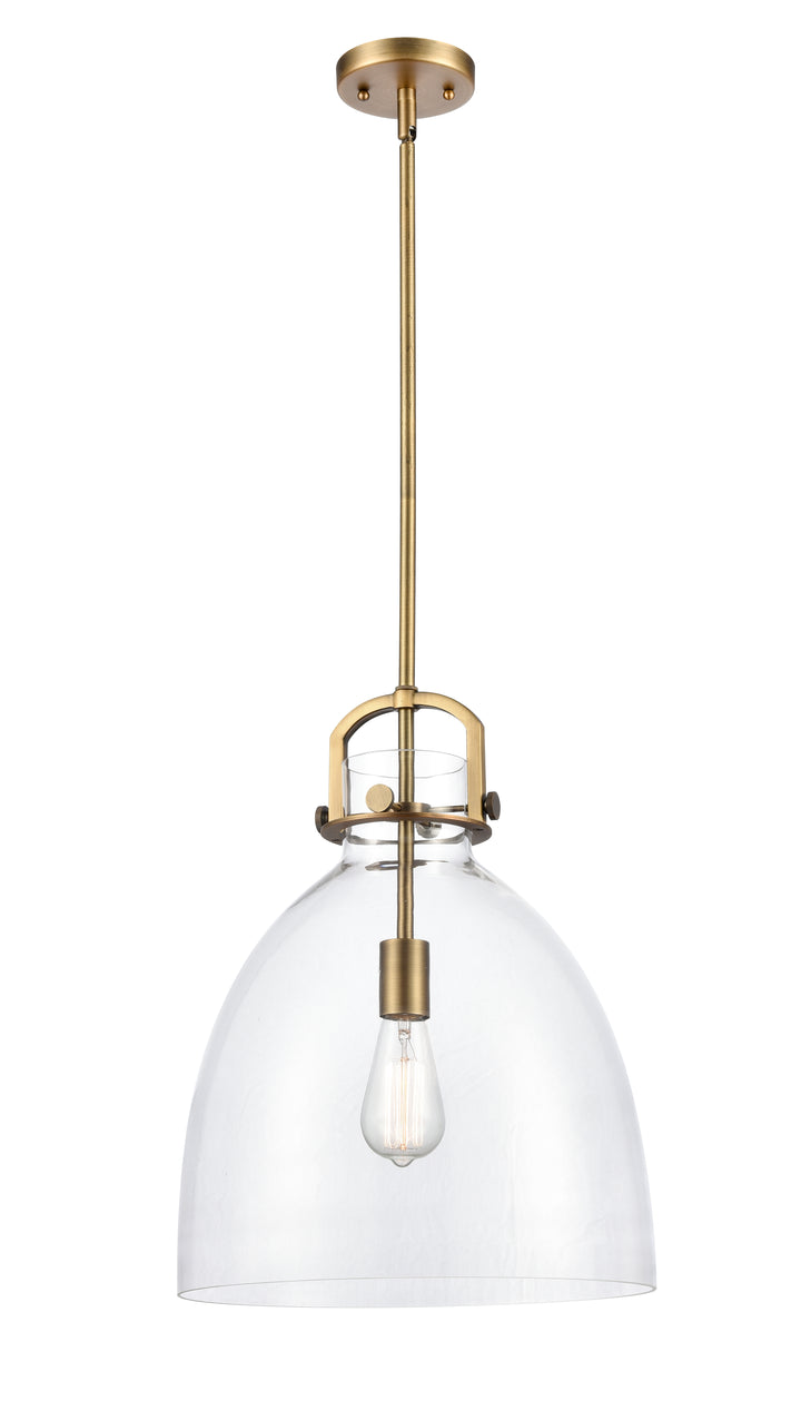 Innovations Lighting Newton Bell 14" Pendant - Brushed Brass Pendants Innovations Lighting   