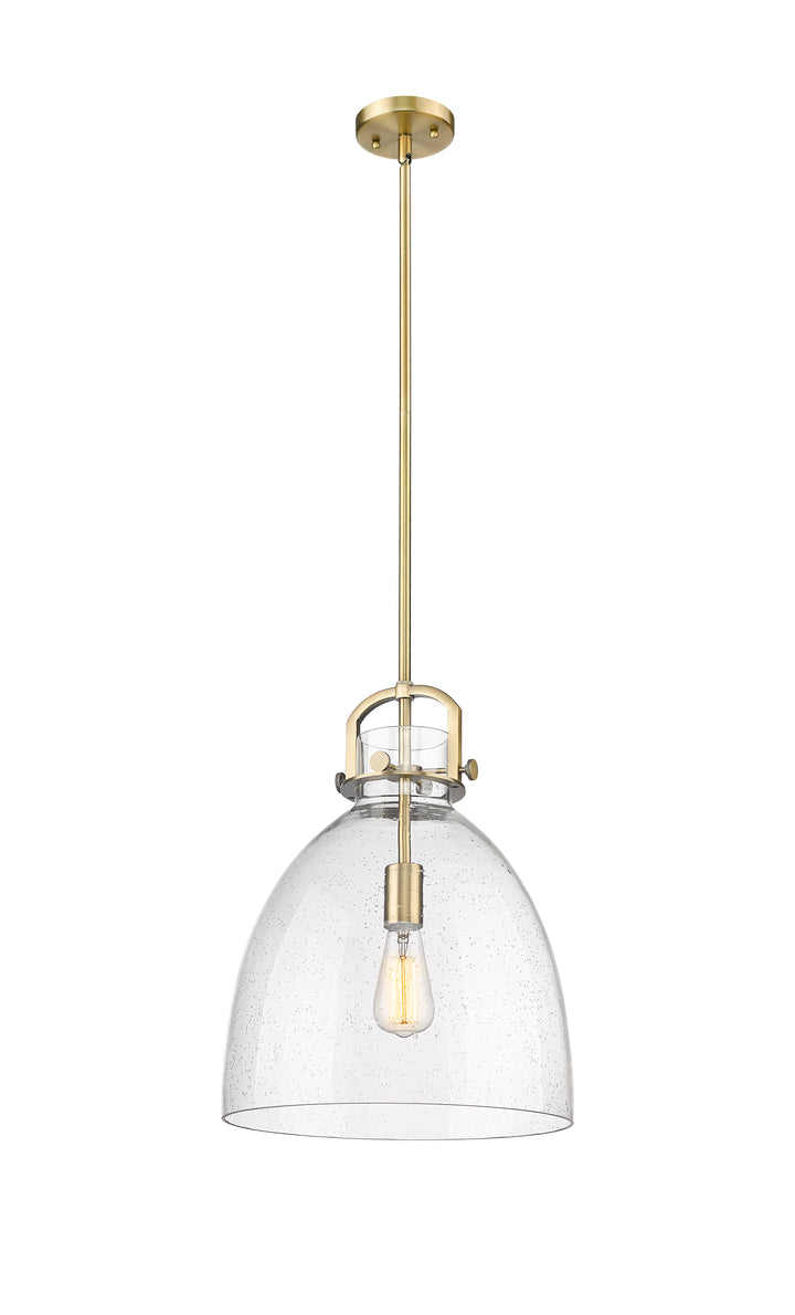 Innovations Lighting Newton Bell 14" Pendant - Brushed Brass Pendants Innovations Lighting   