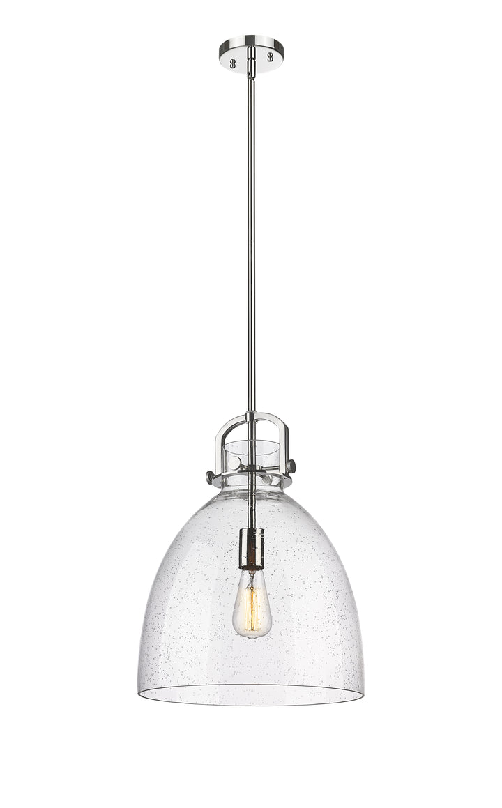 Innovations Lighting Newton Bell 14" Pendant - Polished Nickel Pendants Innovations Lighting   