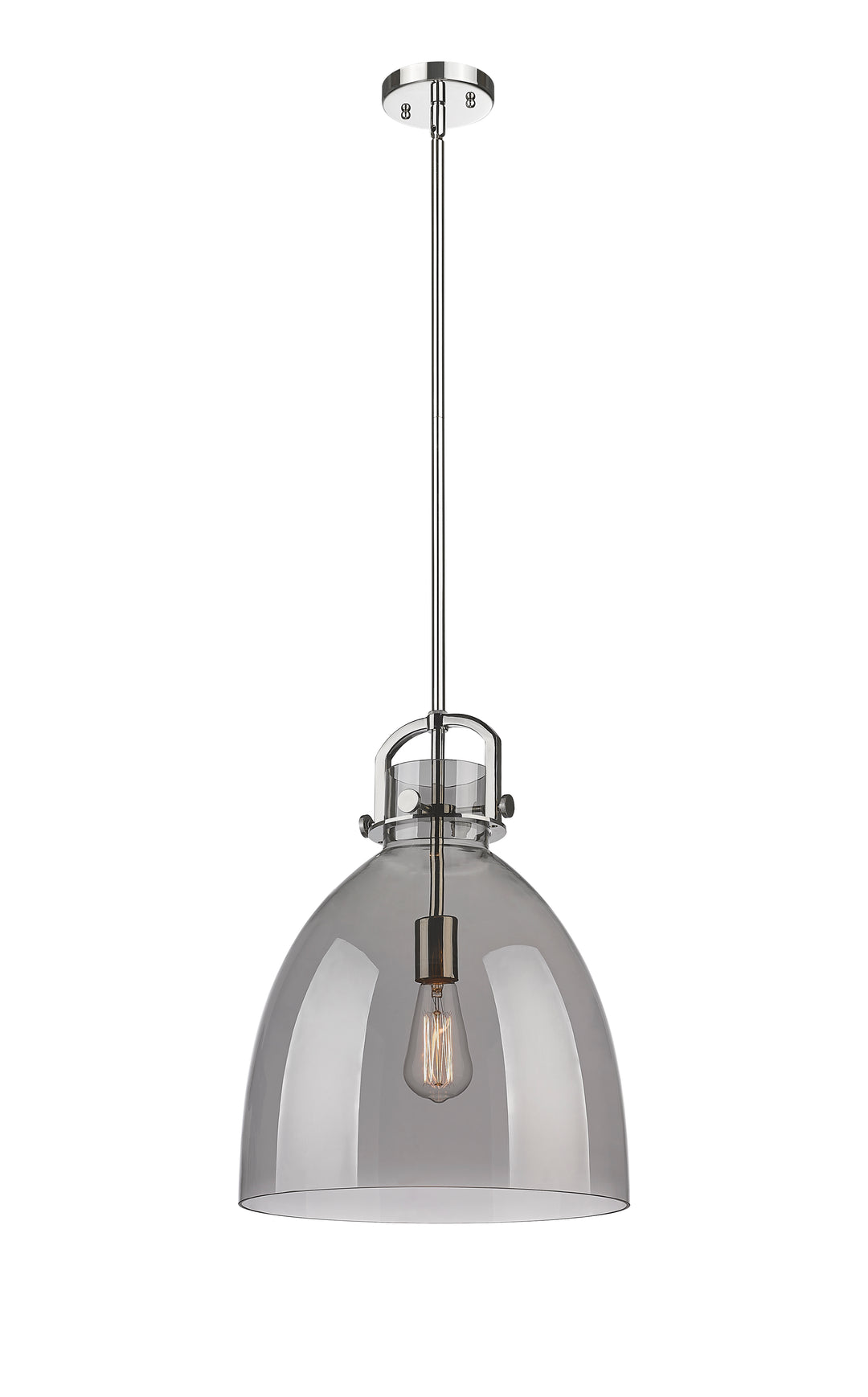 Innovations Lighting Newton Bell 14" Pendant - Polished Nickel Pendants Innovations Lighting   