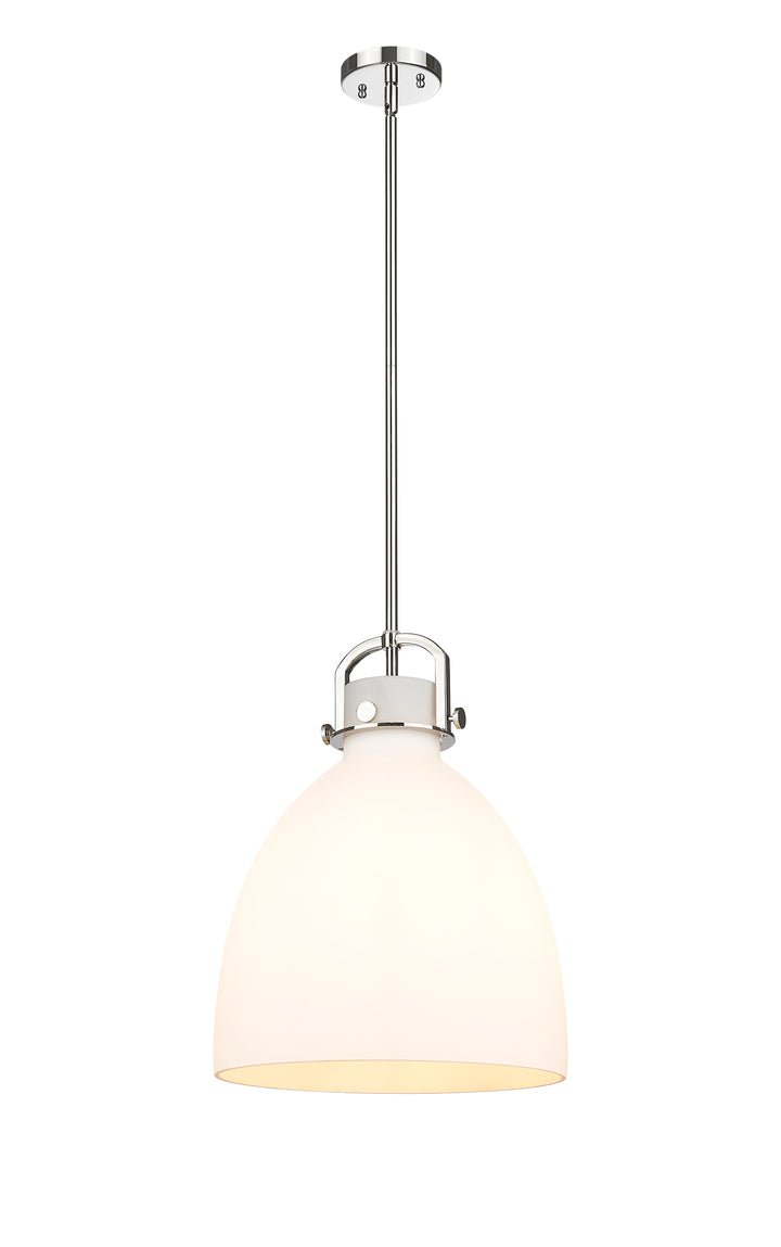 Innovations Lighting Newton Bell 14" Pendant - Polished Nickel Pendants Innovations Lighting   