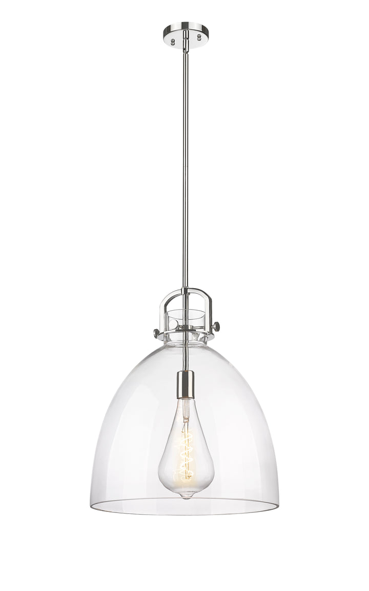 Innovations Lighting Newton Bell 16" Pendant - Polished Nickel Pendants Innovations Lighting   