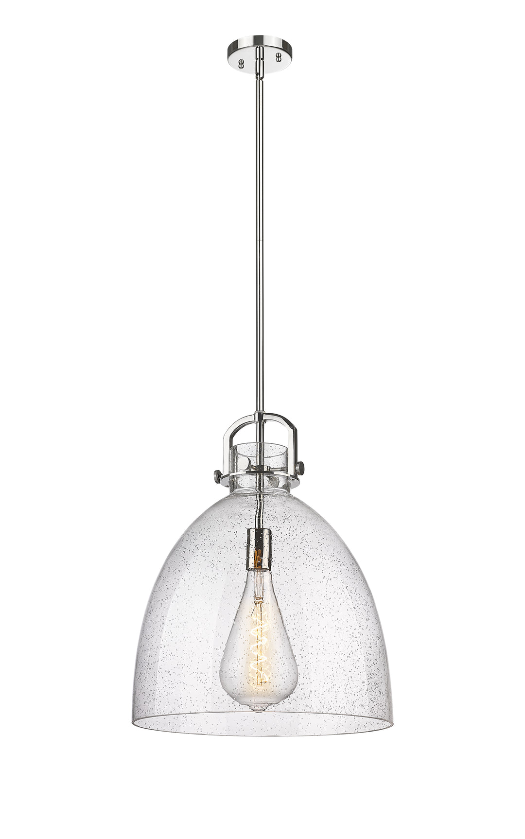 Innovations Lighting Newton Bell 16" Pendant - Polished Nickel Pendants Innovations Lighting   