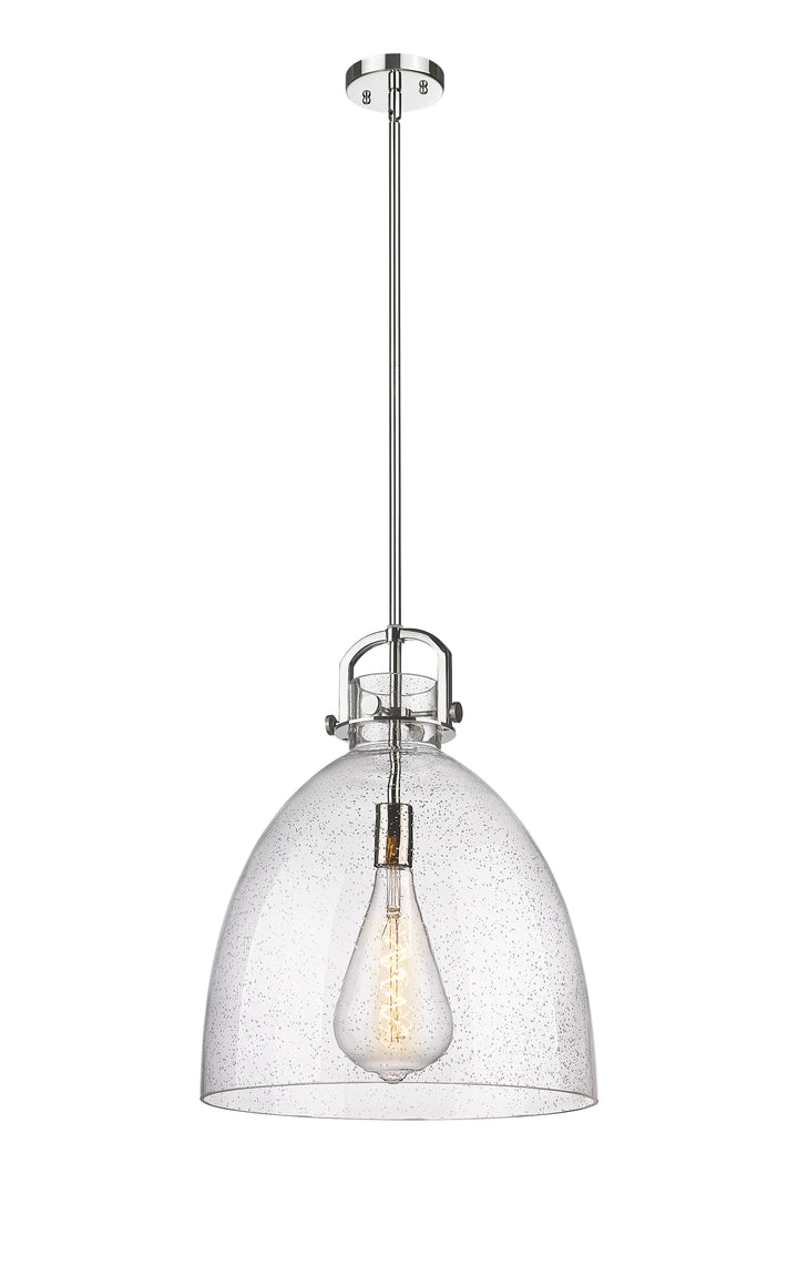 Innovations Lighting Newton Bell 16" Pendant - Polished Nickel Pendants Innovations Lighting   