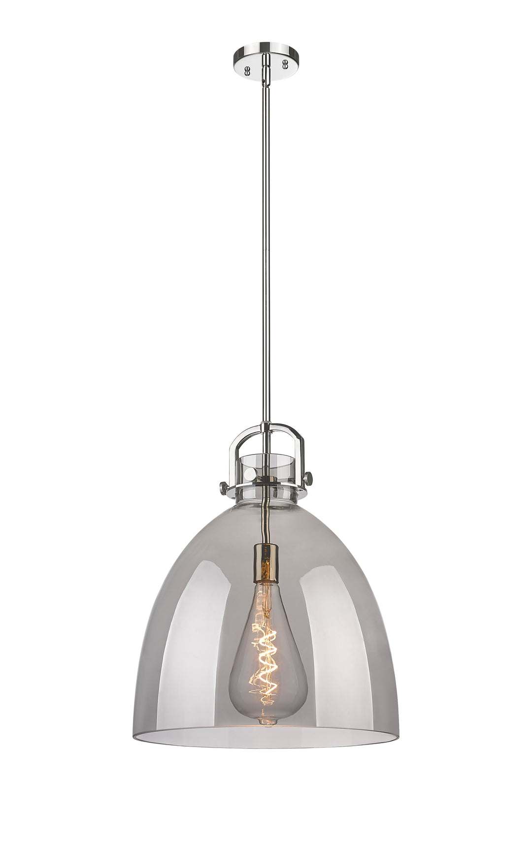 Innovations Lighting Newton Bell 16" Pendant - Polished Nickel Pendants Innovations Lighting   