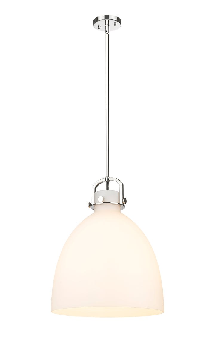 Innovations Lighting Newton Bell 16" Pendant - Polished Nickel Pendants Innovations Lighting   