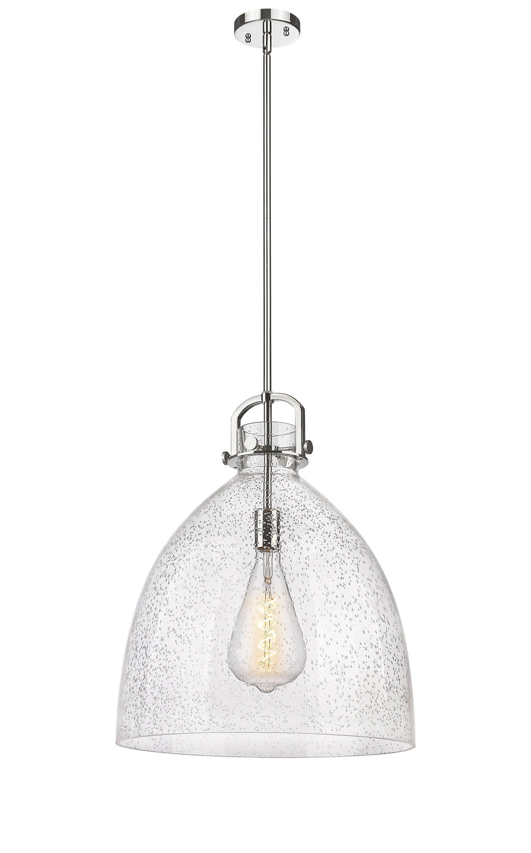 Innovations Lighting Newton Bell 18" Pendant - Polished Nickel Pendants Innovations Lighting   