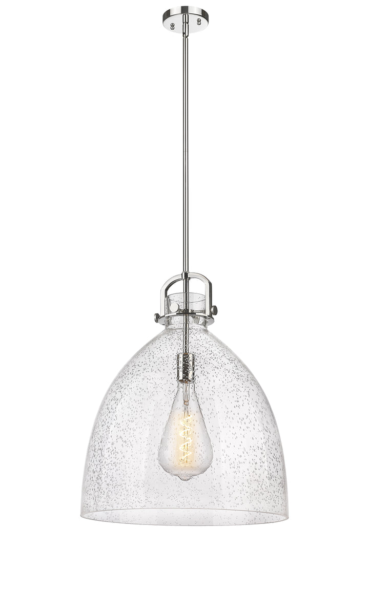 Innovations Lighting Newton Bell 18" Pendant - Polished Nickel Pendants Innovations Lighting   