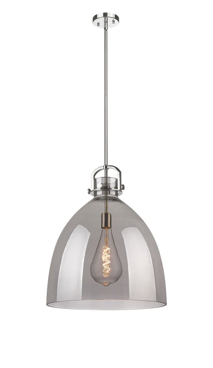 Innovations Lighting Newton Bell 18" Pendant - Polished Nickel Pendants Innovations Lighting   