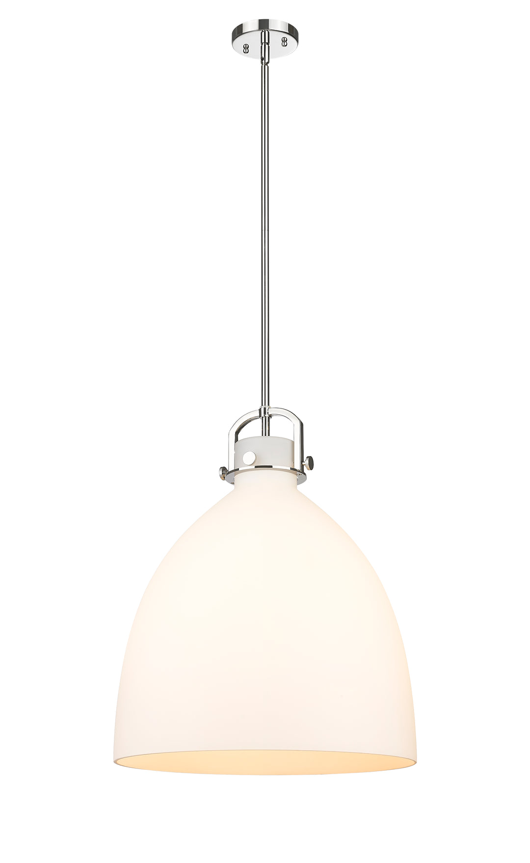 Innovations Lighting Newton Bell 18" Pendant - Polished Nickel Pendants Innovations Lighting   