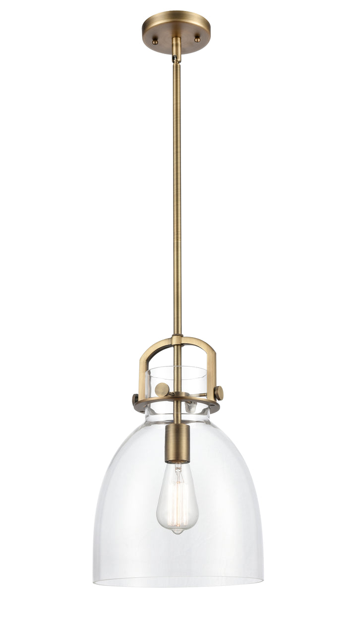 Innovations Lighting Newton Bell 10" Mini Pendant - Brushed Brass Mini-Pendants Innovations Lighting   