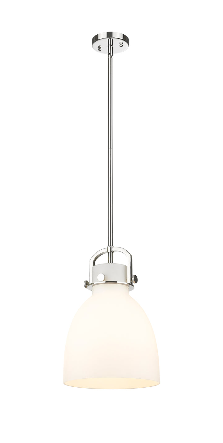 Innovations Lighting Newton Bell 10" Mini Pendant - Polished Nickel Mini-Pendants Innovations Lighting   