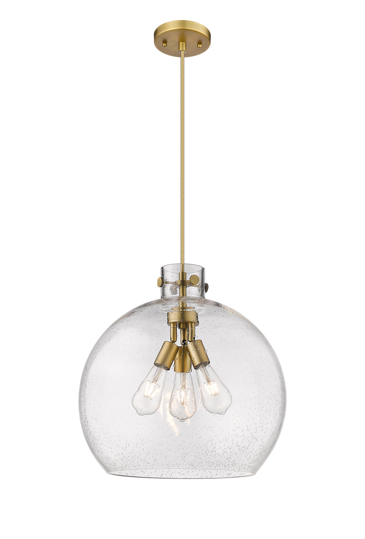 Innovations Lighting Newton Sphere 18" Pendant - Brushed Brass Pendants Innovations Lighting   