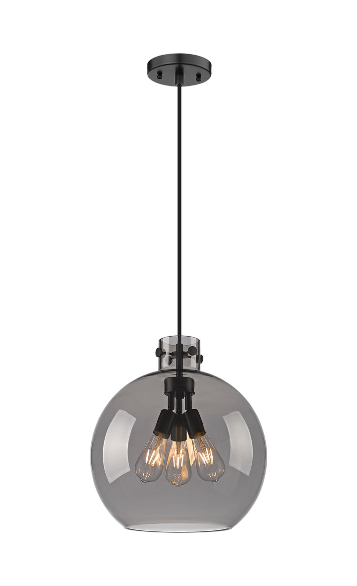 Innovations Lighting Newton Sphere 16" Pendant - Matte Black Pendants Innovations Lighting   