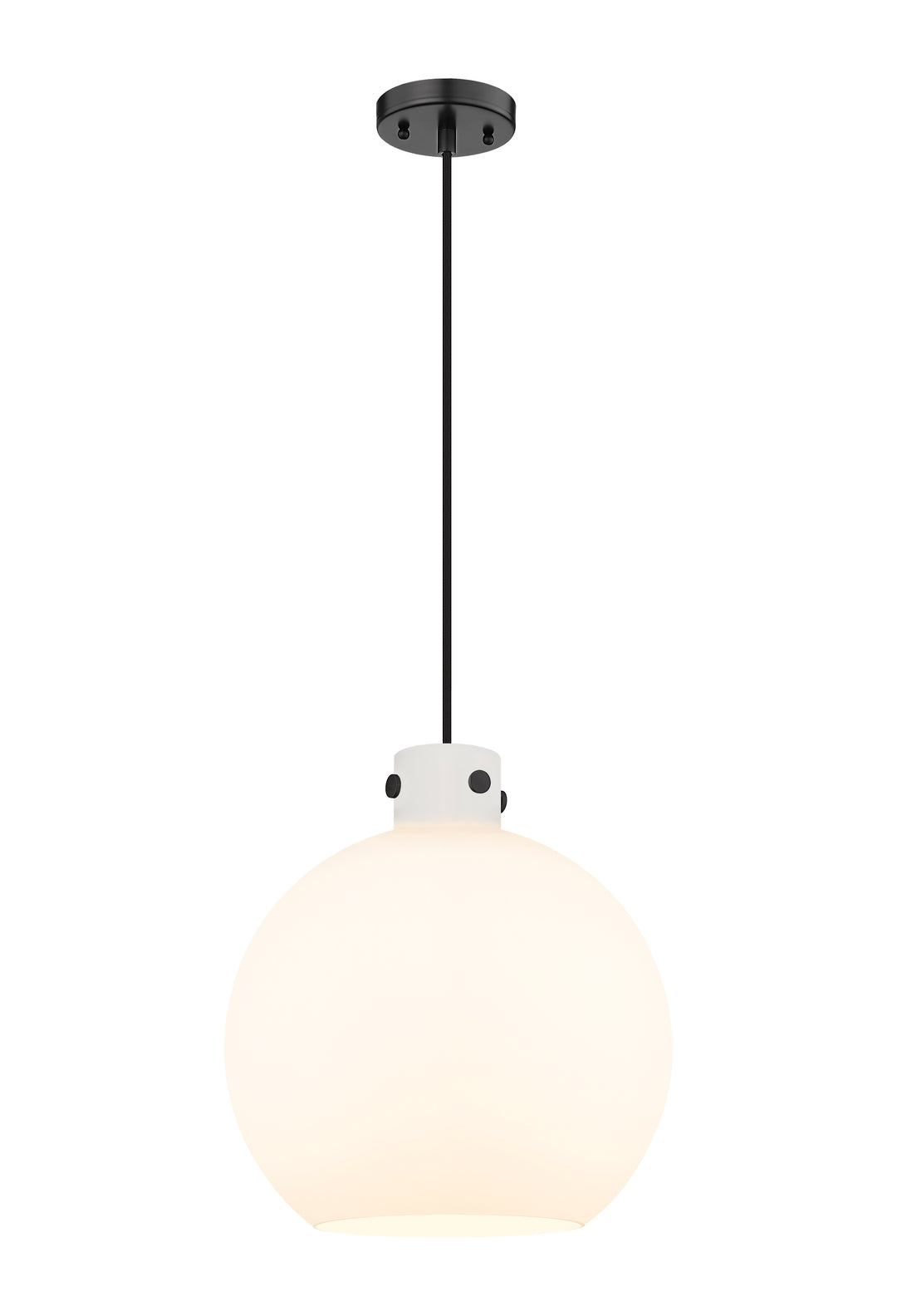 Innovations Lighting Newton Sphere 16" Pendant - Matte Black Pendants Innovations Lighting   