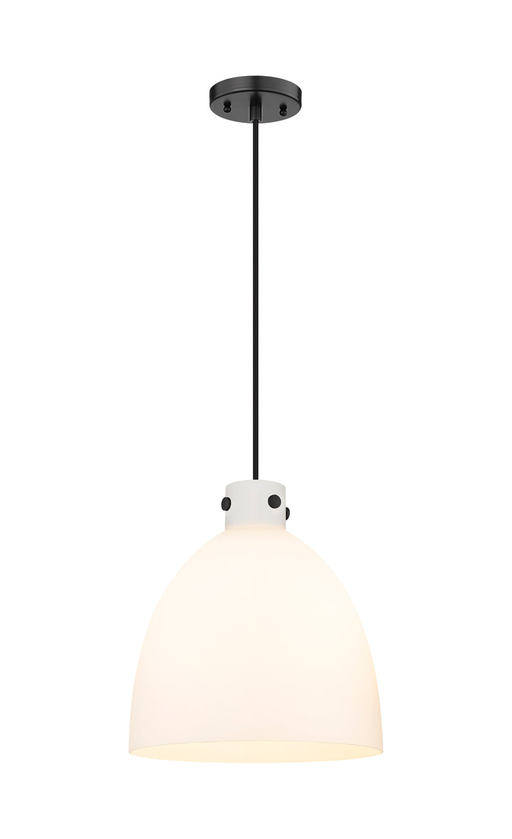 Innovations Lighting Newton Bell 16" Pendant - Matte Black Pendants Innovations Lighting   