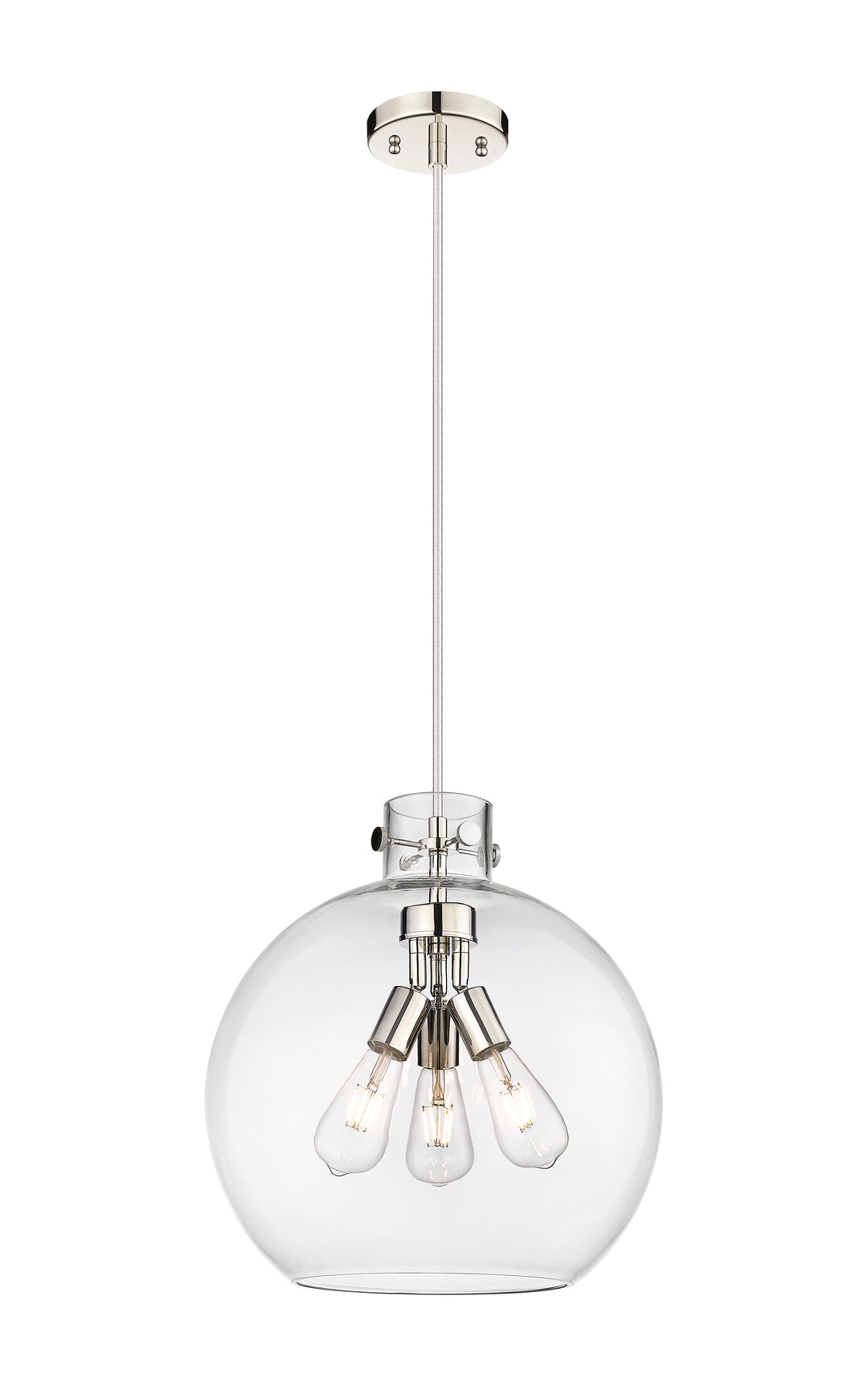 Innovations Lighting Newton Sphere 16" Pendant - Polished Nickel Pendants Innovations Lighting   