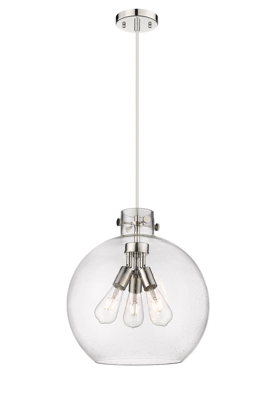 Innovations Lighting Newton Sphere 16" Pendant - Polished Nickel Pendants Innovations Lighting   