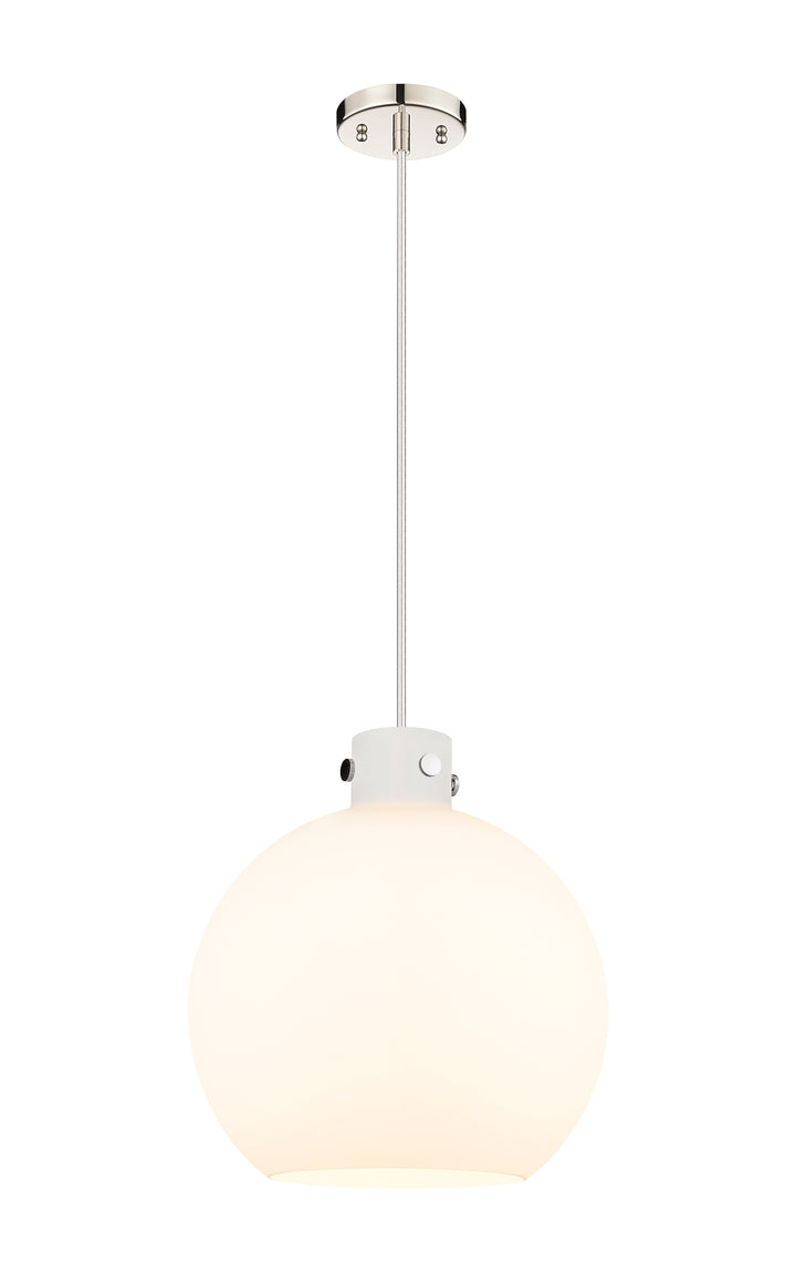 Innovations Lighting Newton Sphere 16" Pendant - Polished Nickel Pendants Innovations Lighting   