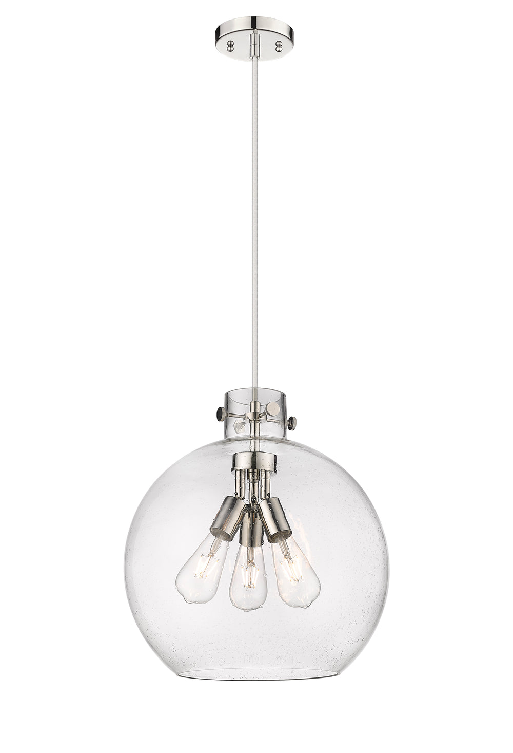 Innovations Lighting Newton Sphere 18" Pendant - Polished Nickel