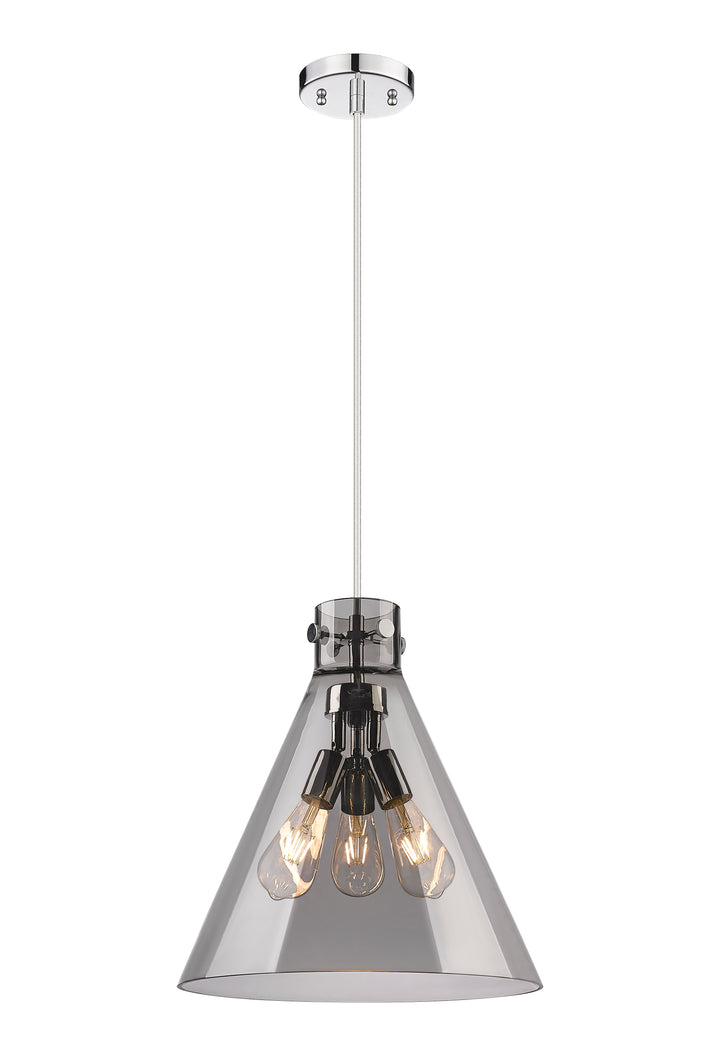 Innovations Lighting Newton Cone 16" Pendant - Polished Nickel Pendants Innovations Lighting   