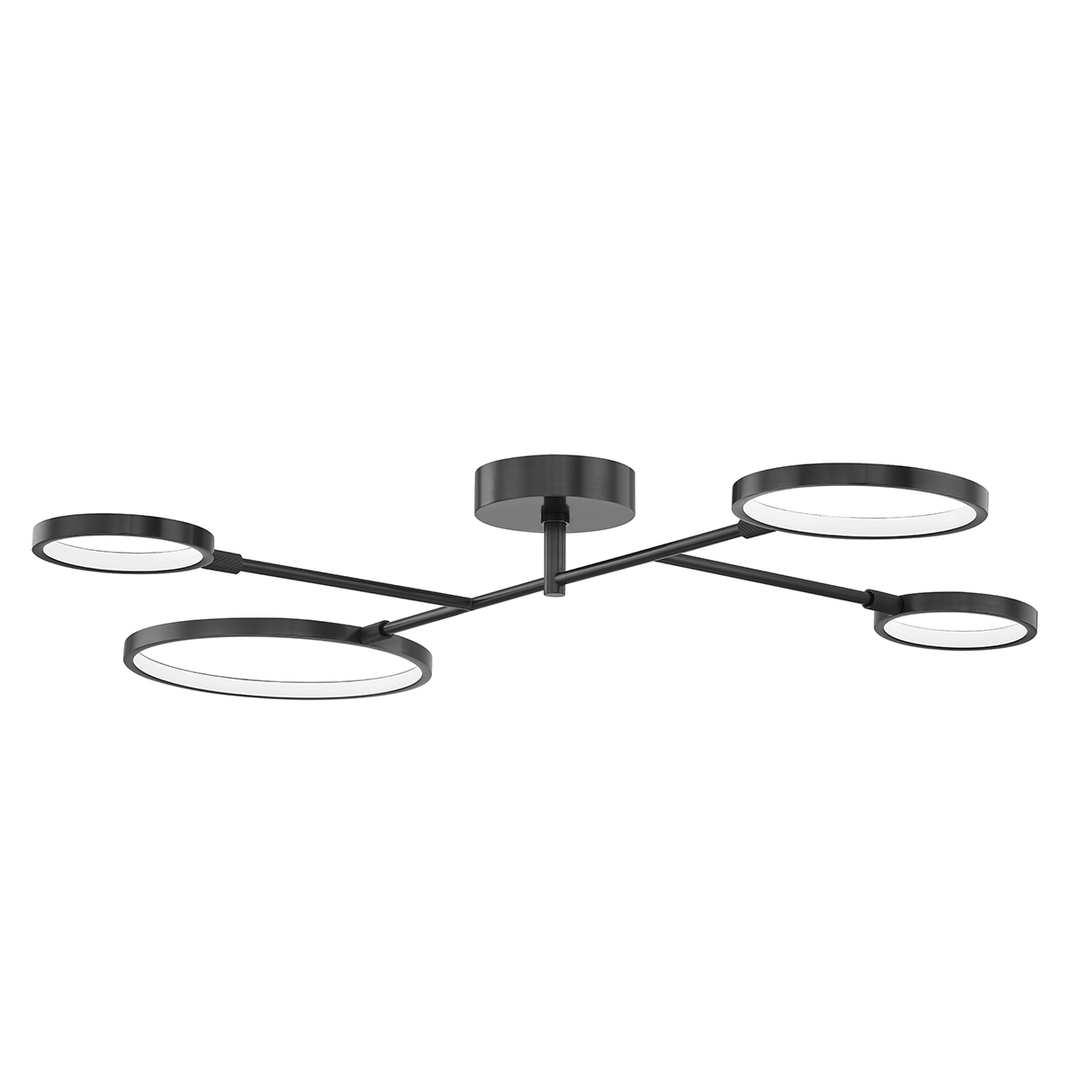 Hudson Valley Lighting Saturn Semi Flush Ceiling Semi Flush Mounts Hudson Valley Lighting Old Bronze  