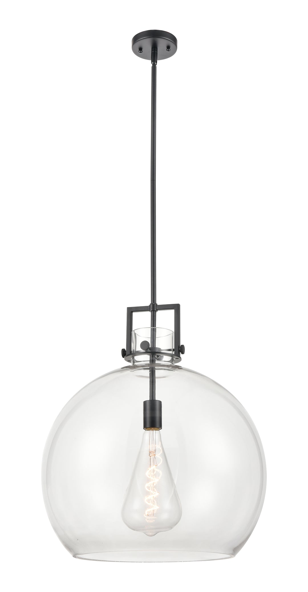 Innovations Lighting Newton Sphere 18" Pendant - Matte Black