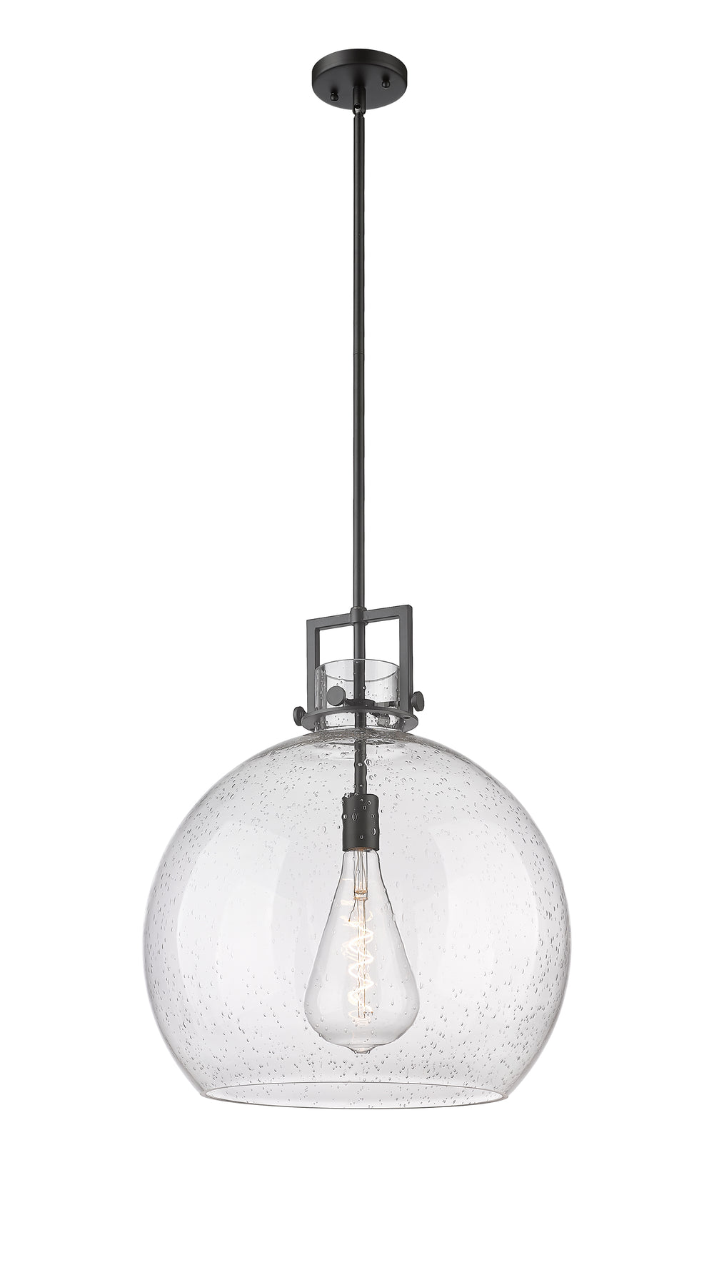 Innovations Lighting Newton Sphere 18" Pendant - Matte Black