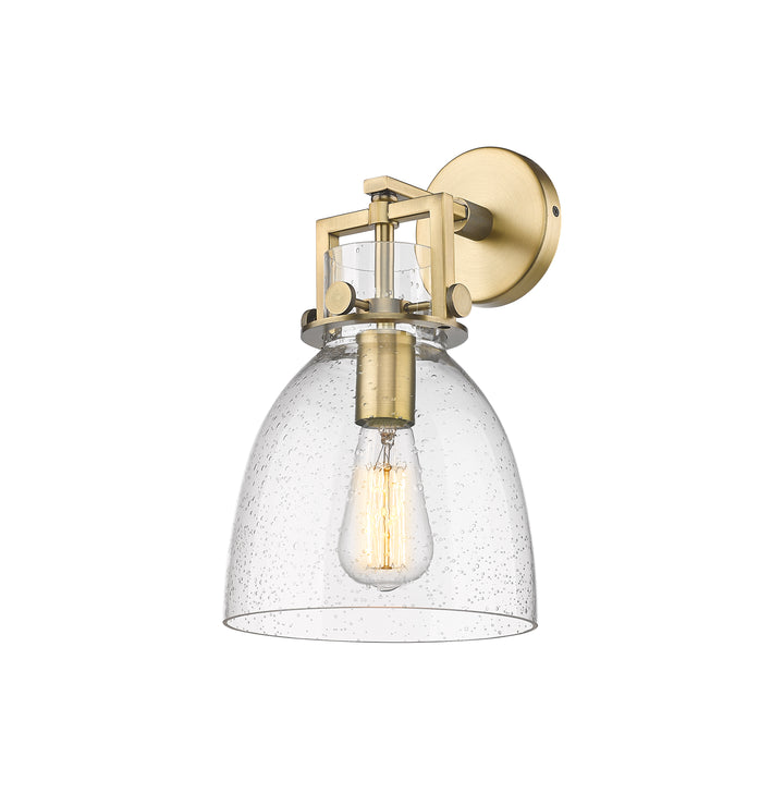 Innovations Lighting Newton Bell 8" Sconce - Brushed Brass Wall Sconces Innovations Lighting   