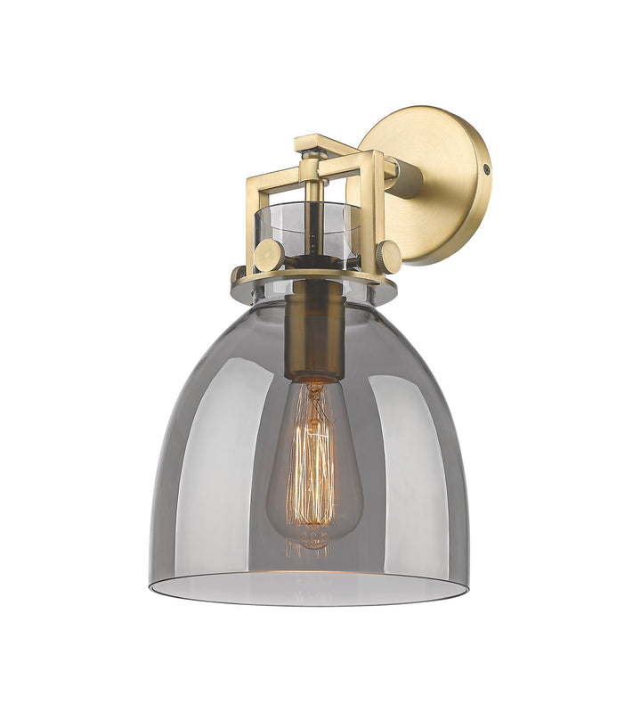 Innovations Lighting Newton Bell 8" Sconce - Brushed Brass Wall Sconces Innovations Lighting   