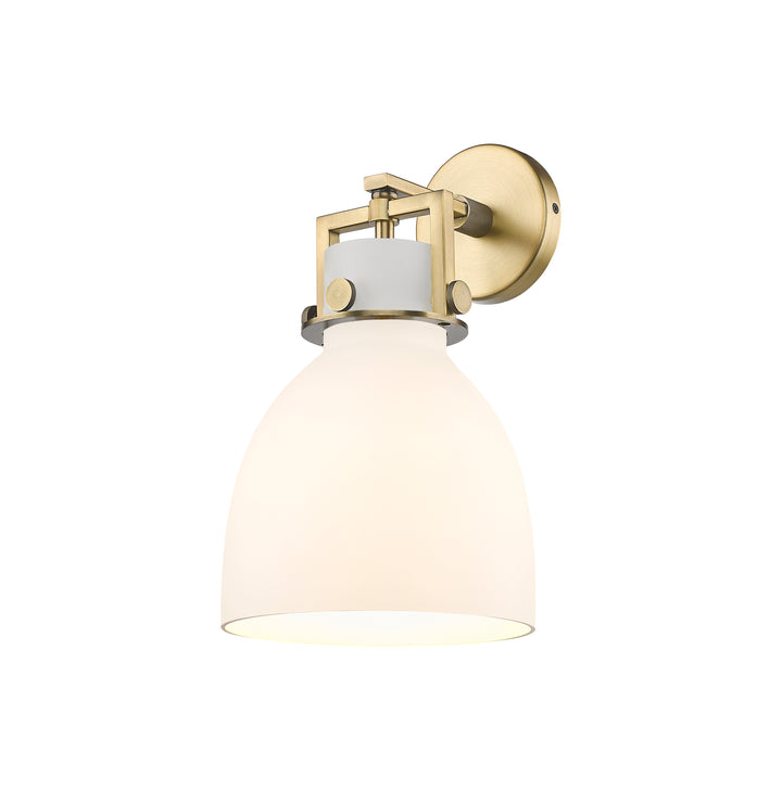 Innovations Lighting Newton Bell 8" Sconce - Brushed Brass Wall Sconces Innovations Lighting   