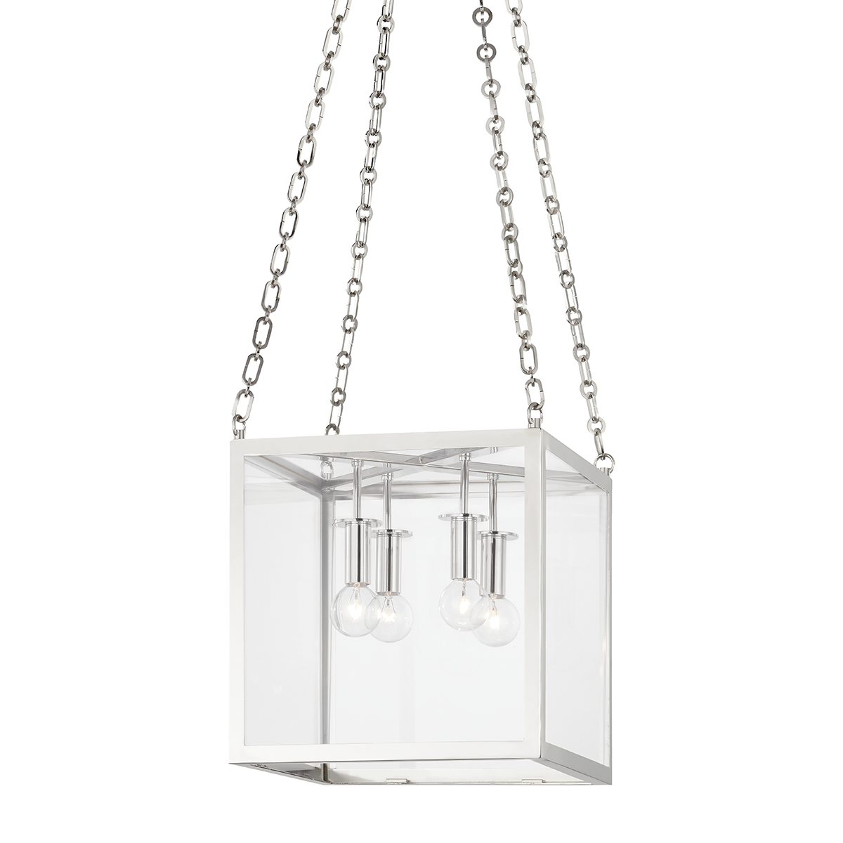 Hudson Valley Lighting Catskill Lantern Lantern Hudson Valley Lighting Polished Nickel  