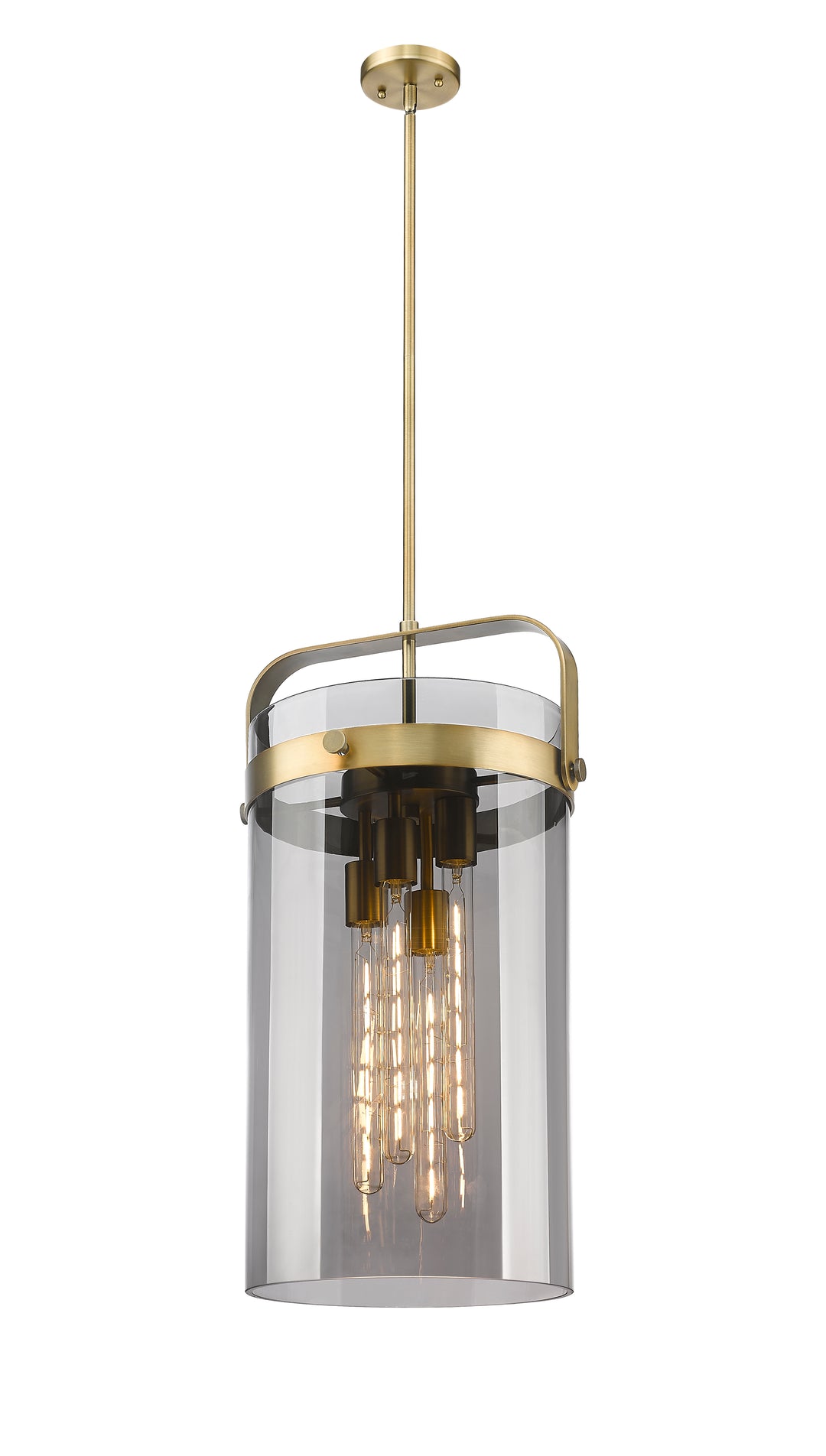 Innovations Lighting Pilaster 4" Pendant - Brushed Brass