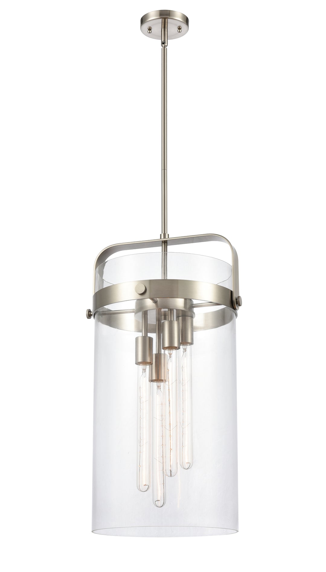 Innovations Lighting Pilaster 4" Pendant - Satin Nickel