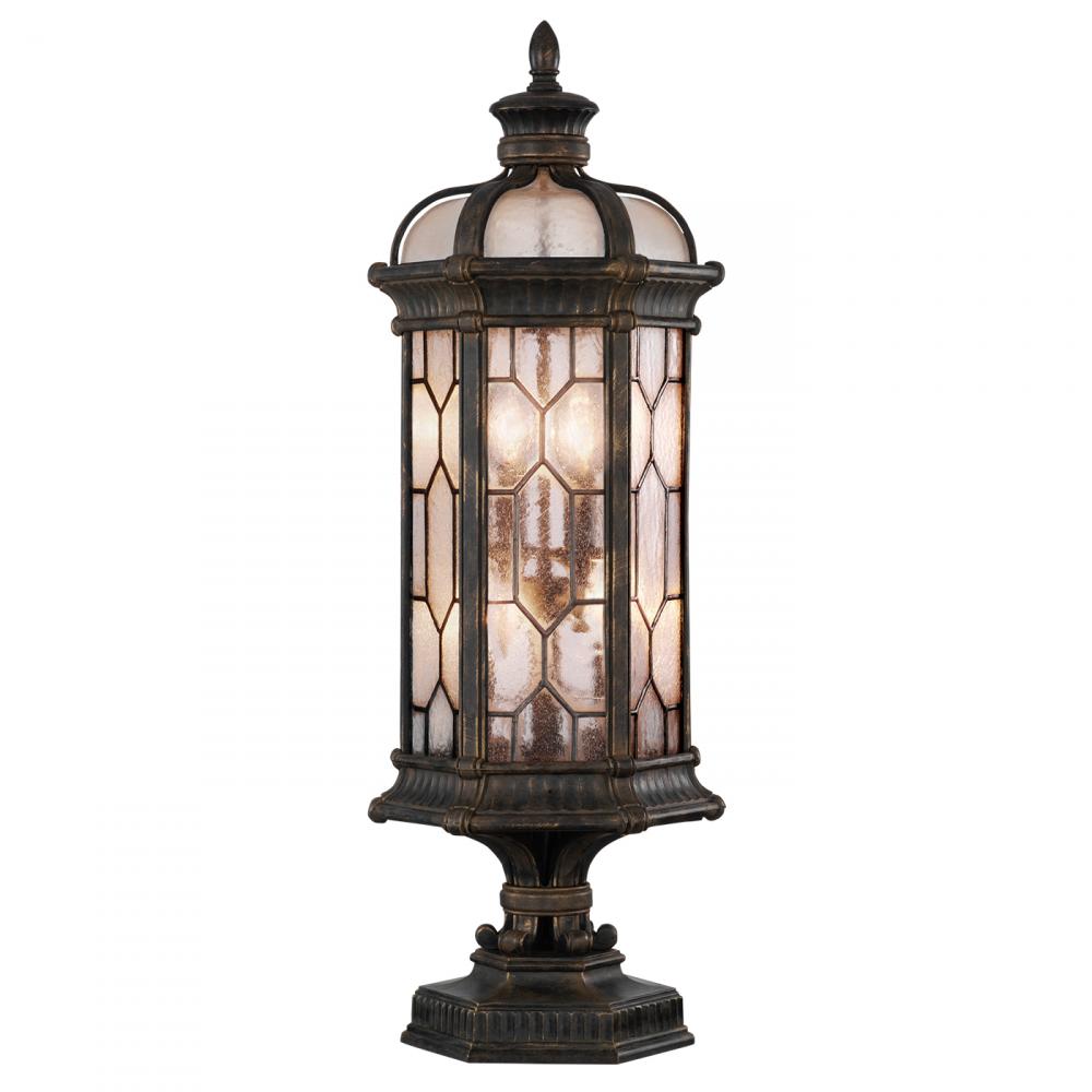 Fine Art Devonshire Outdoor Pier Mount Outdoor Wall Lights Fine Art Handcrafted Lighting   