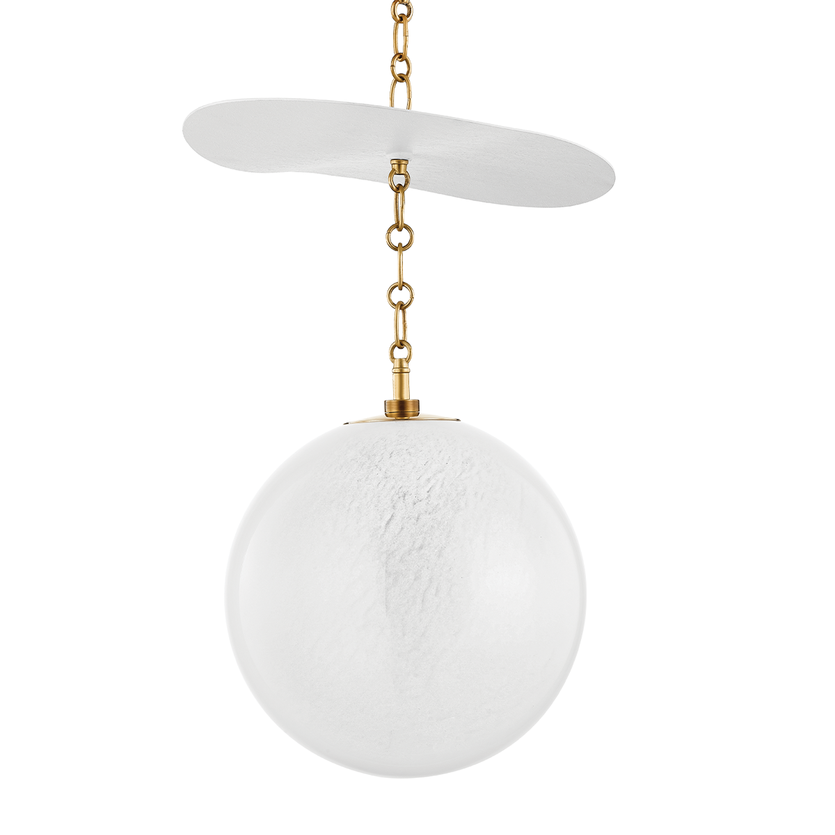 Corbett Lighting Antoinette Pendant Semi Flush Corbett VINTAGE BRASS 14x25 