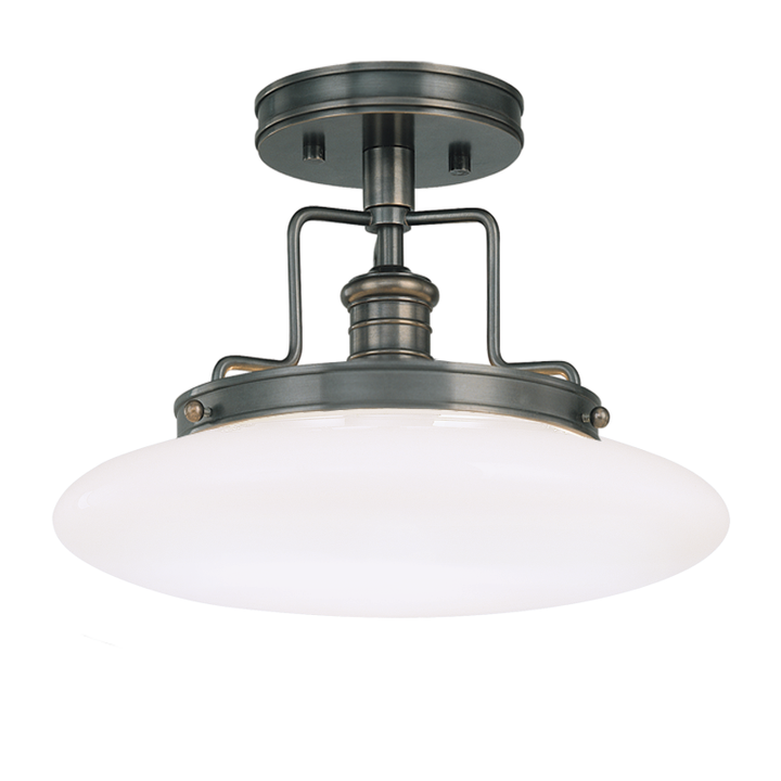 Hudson Valley Lighting Beacon Semi Flush Ceiling Semi Flush Mounts Hudson Valley Lighting Old Bronze  